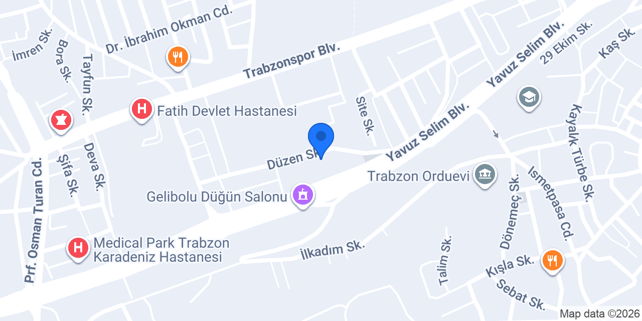 Özgür Eczanesi konumu