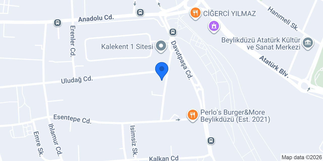 Etiler Akademi konumu