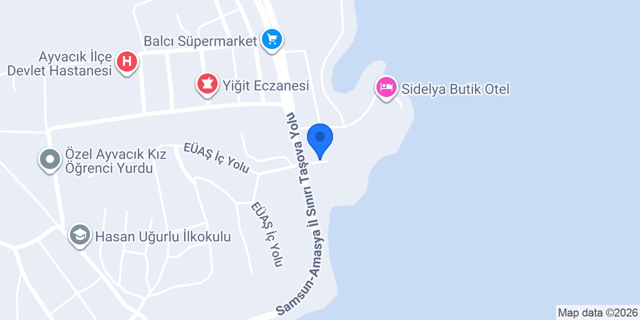 Ayvacık Noterliği konumu