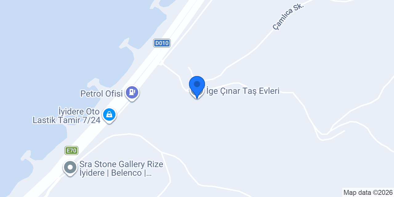 İge Çınar Taş Evleri konumu