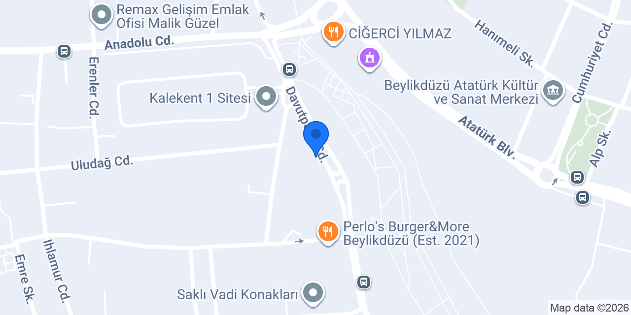 KIRLANGIÇ BALIK RESTORAN konumu