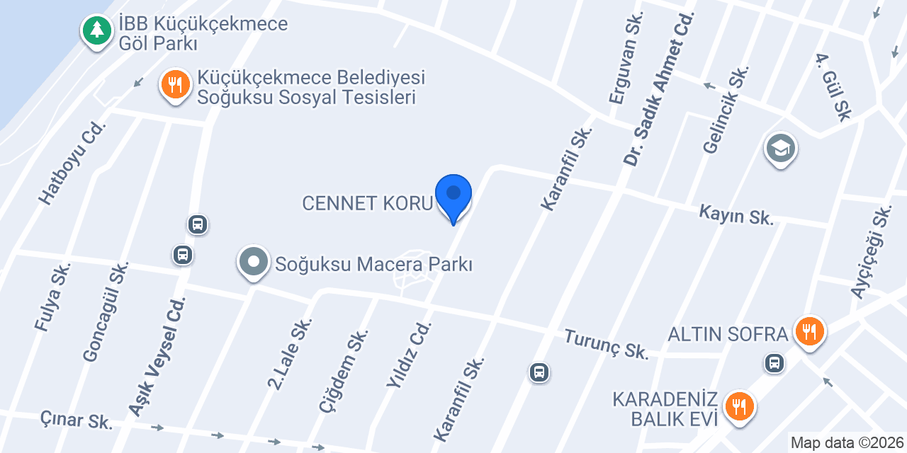 Cennet Koru Eczanesi konumu