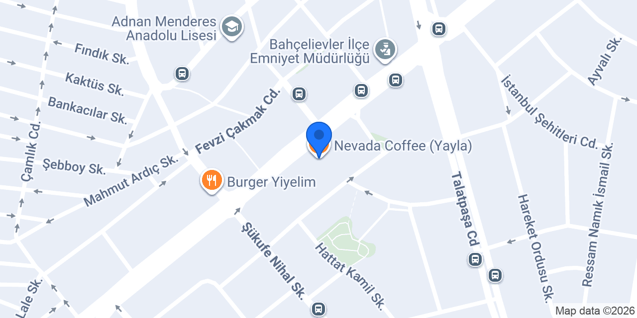 Nevada Coffee (Yayla) konumu