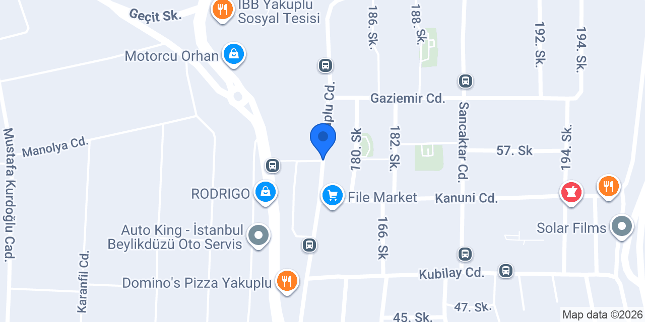SALON AURA'A konumu