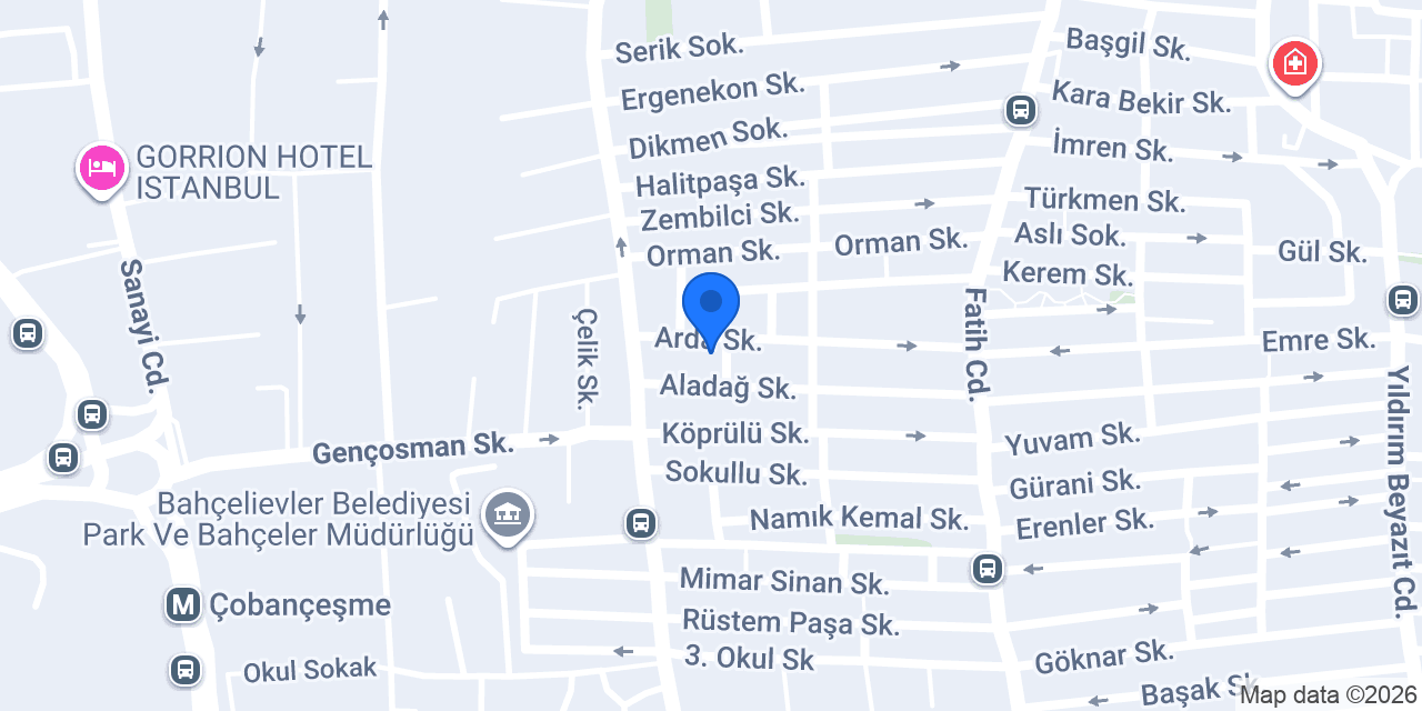 Dyt. Rumeysa Çiftci konumu