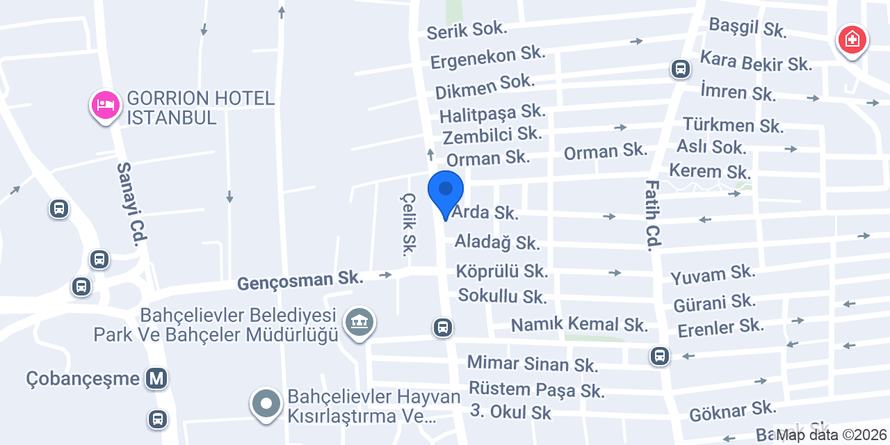 Arasöz Yapı Market konumu