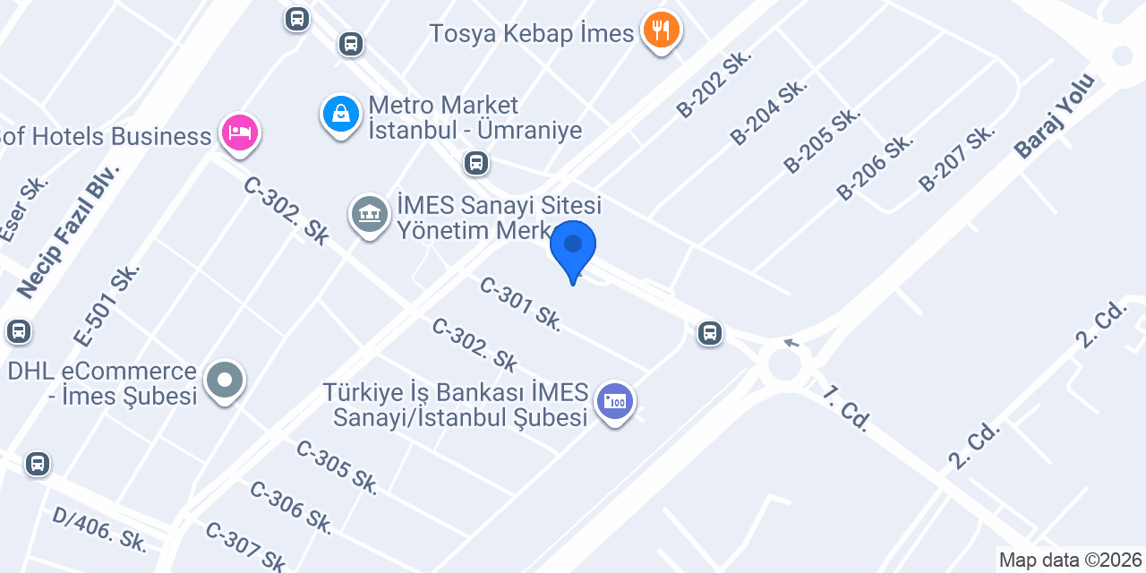 Garanti BBVA - İmes Ticari Şubesi konumu