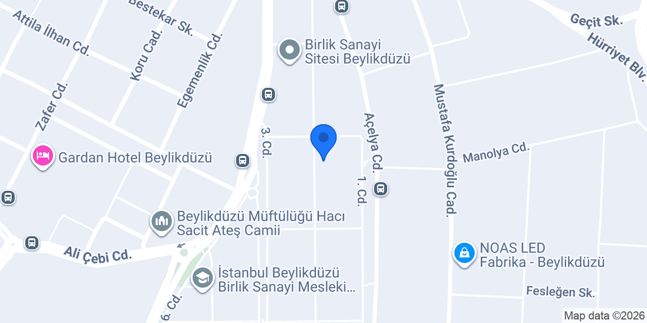 Modern Mimari Yapılar Ltd. konumu