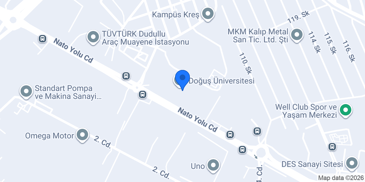Doğuş Üniversitesi Coffy konumu