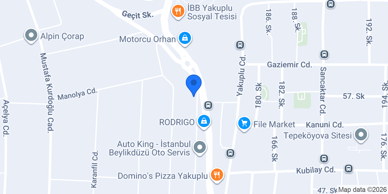 GMS Pano Elektrik San. ve Tic. A.Ş. konumu