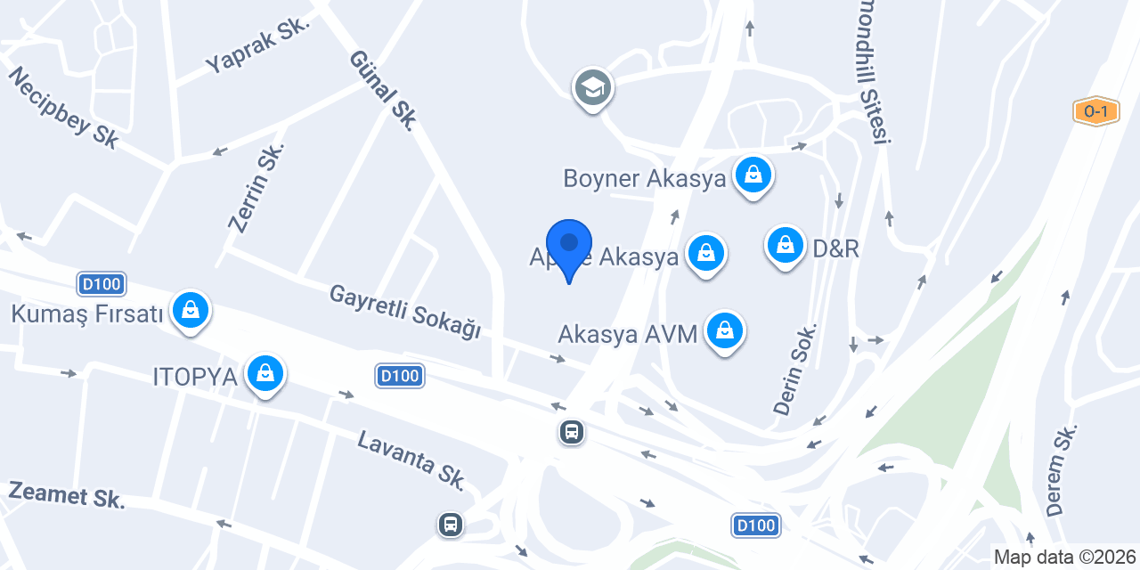 Anıl Enerji Ltd. Şti. konumu