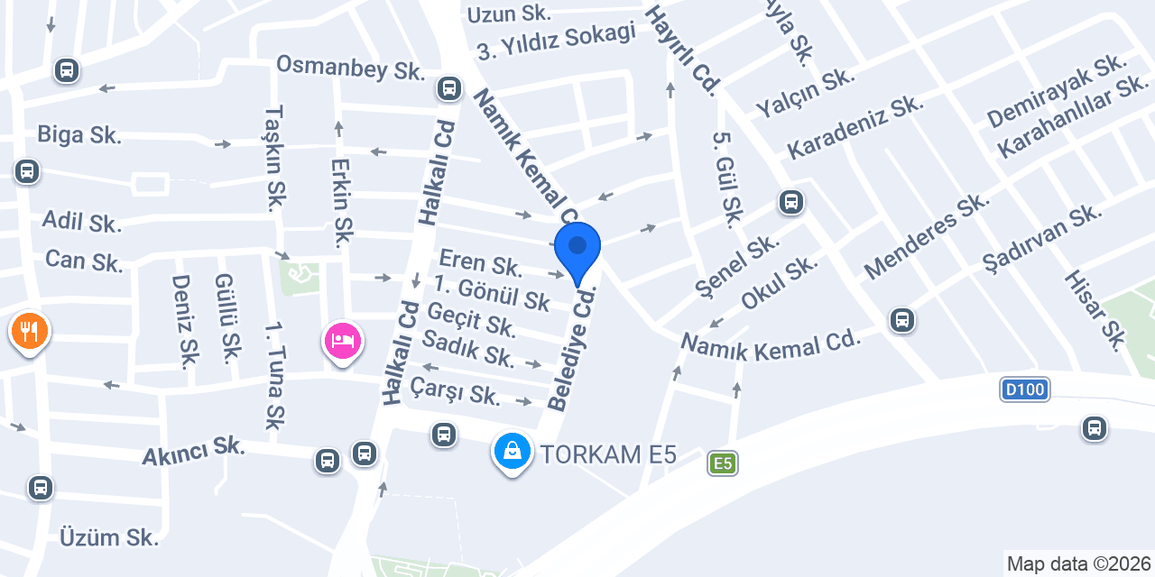 Sefaköy Terminal konumu