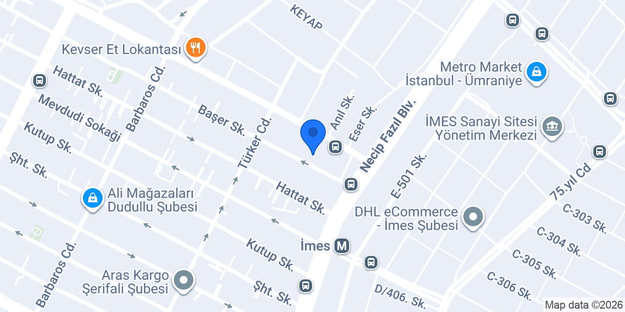 Factory Karaköy Genel Müdürlük konumu
