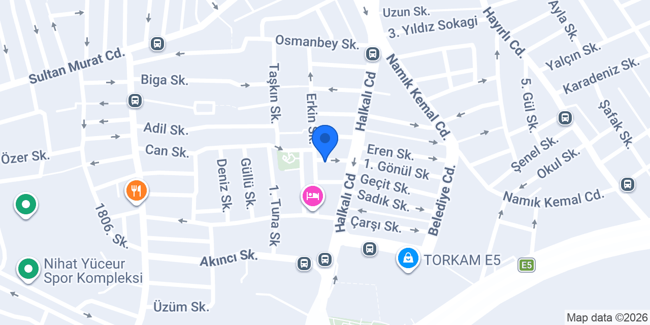 Sefaköy Çetin Apart konumu