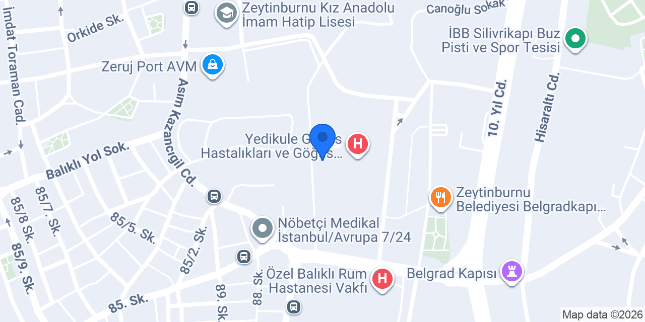 Öz Taksi konumu