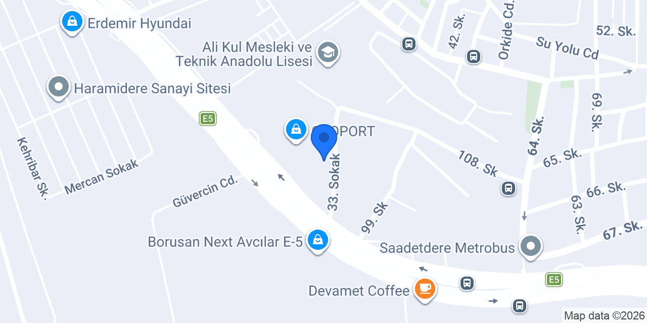 YÜCEL AUTO konumu