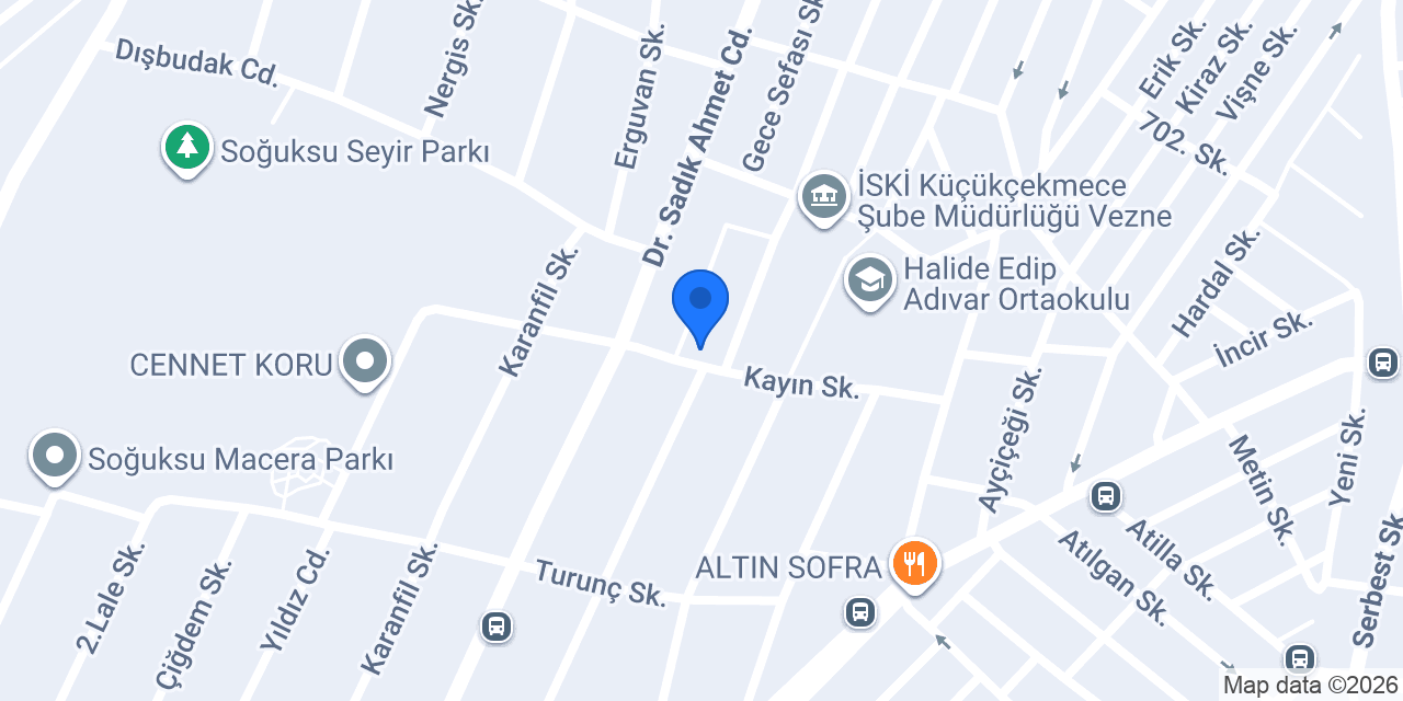 Eczane İstanbul konumu
