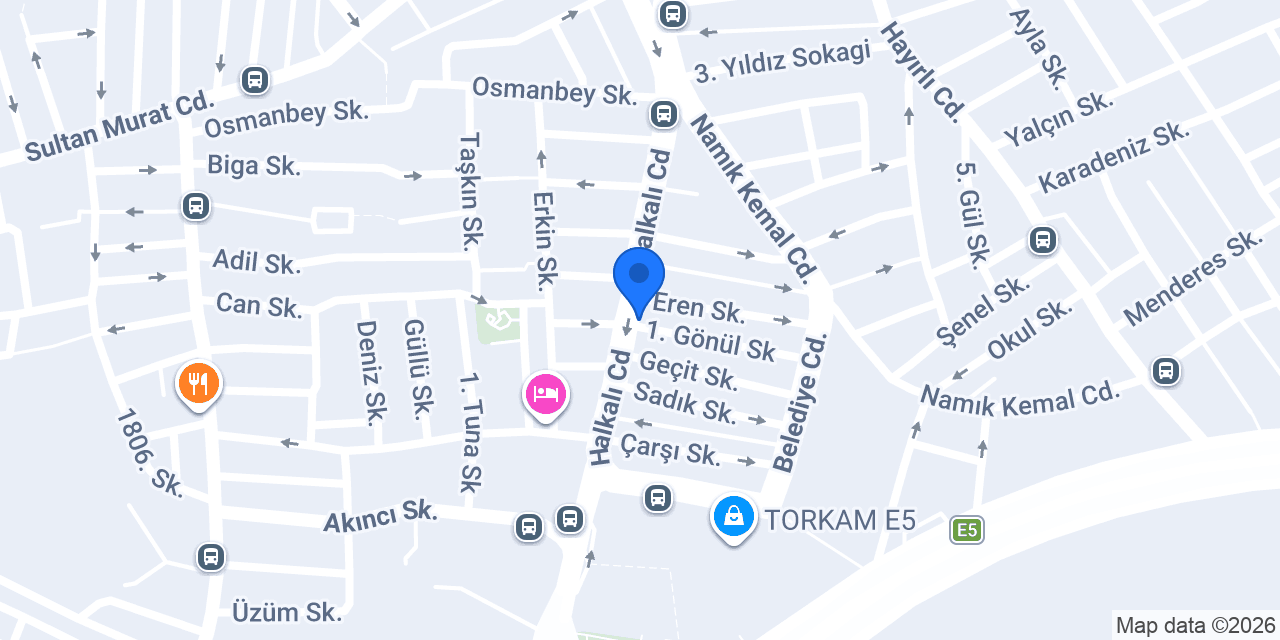 Sefaköy Meşhur Sarıyer Börek Pasta Cafe konumu