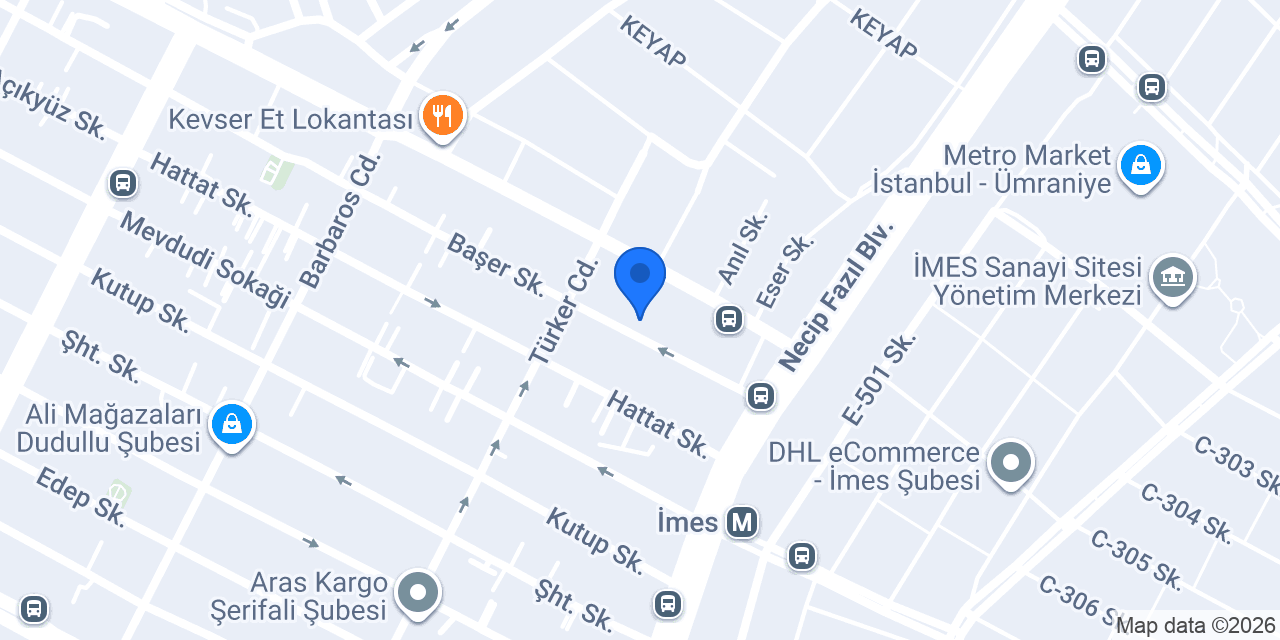 DHL eCommerce - Şerifali Şubesi konumu