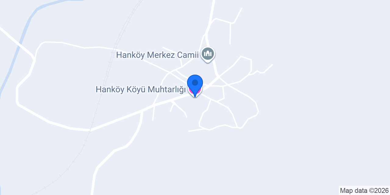 Hanköy Köyü Muhtarlığı konumu