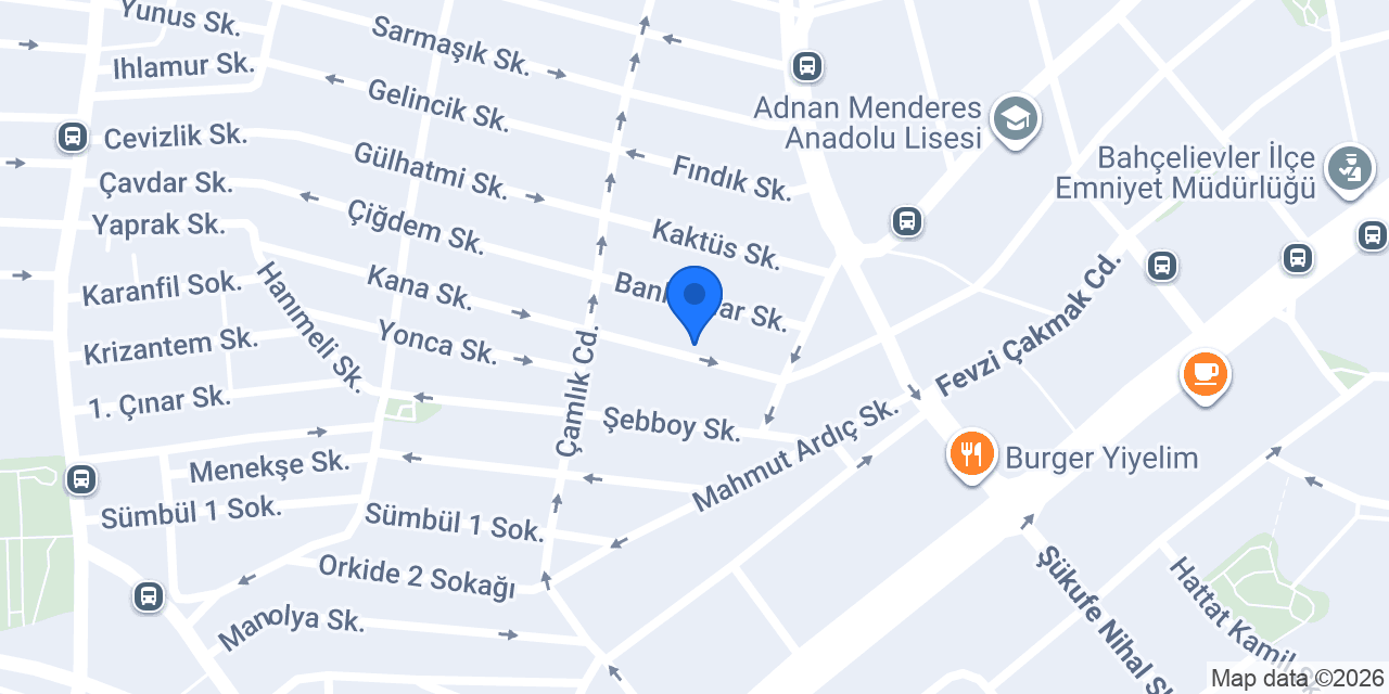 Şark Otomotiv konumu