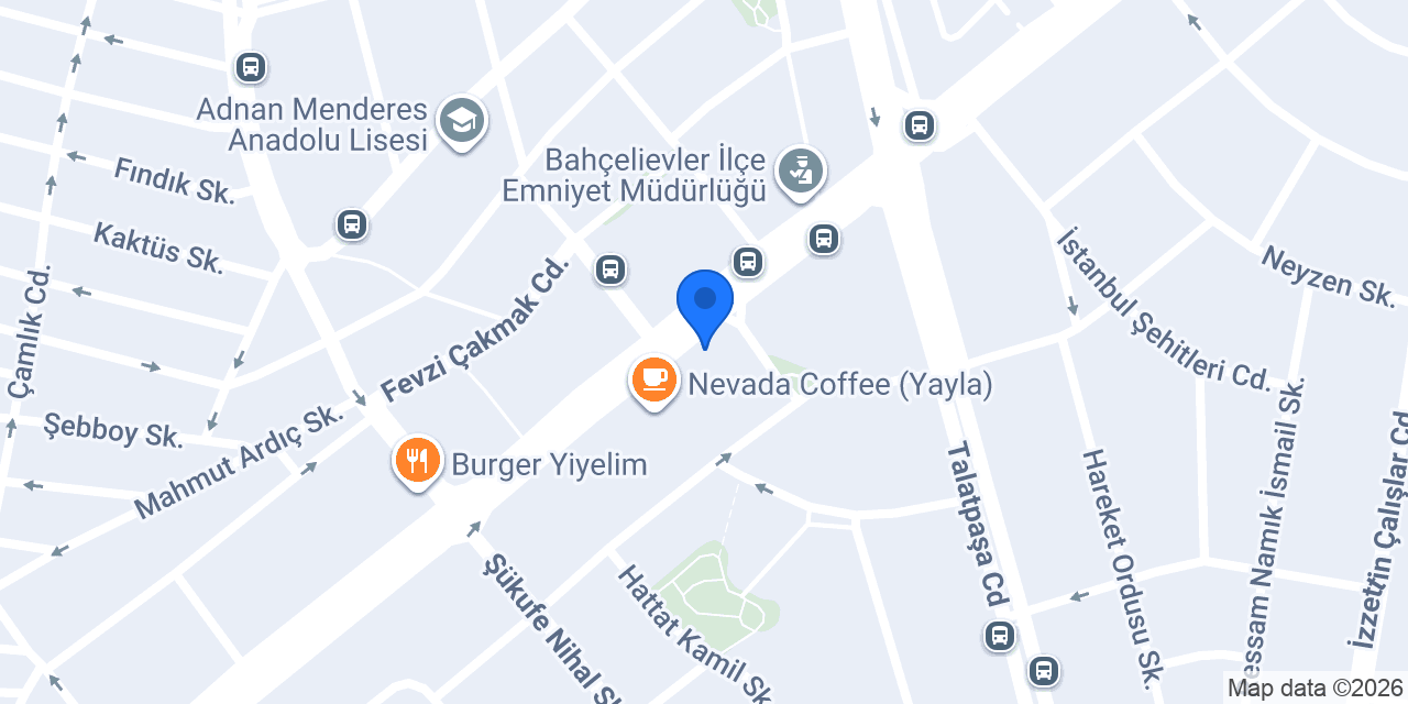 Cafe Hollywood Bahçelievler konumu