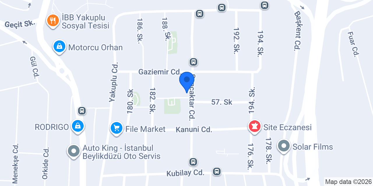 Lezzet börek konumu
