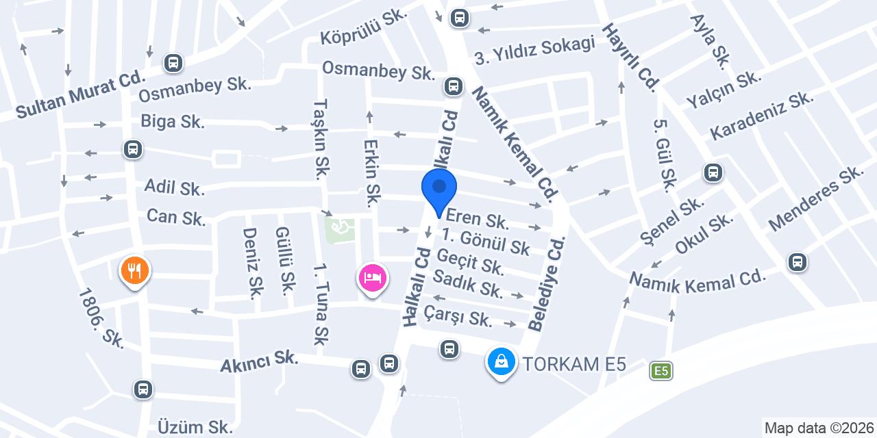 Emlak Katılım Sefaköy Şubesi konumu