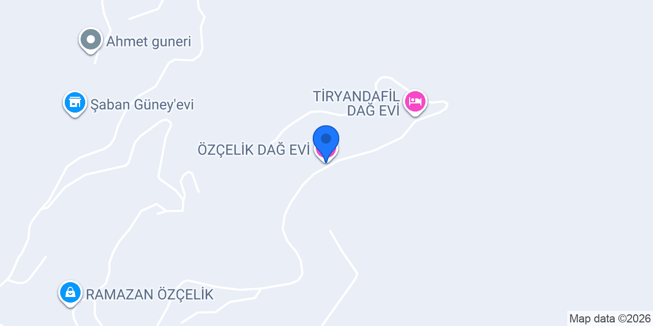 ÖZÇELİK DAĞ EVİ konumu