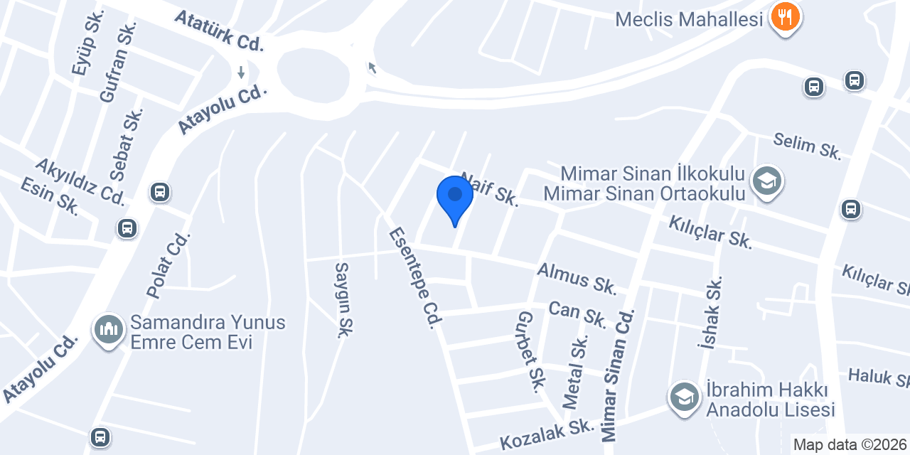 Öksüz Demir Doğrama konumu