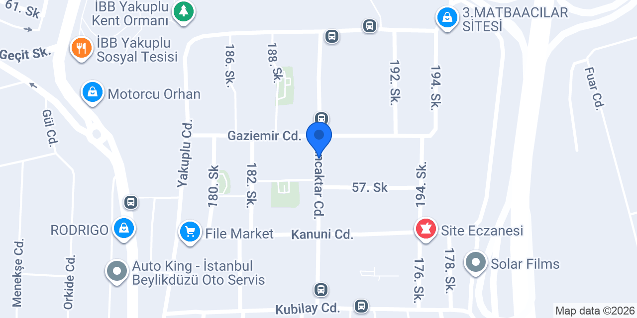 Kübra eczanesi konumu