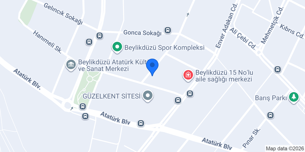 DAMAK ET KASAP konumu