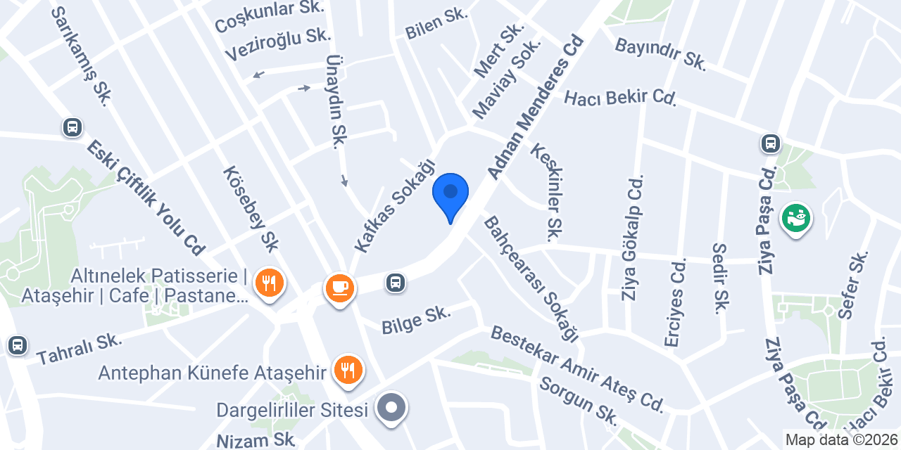 Mutlu Kitabevi konumu