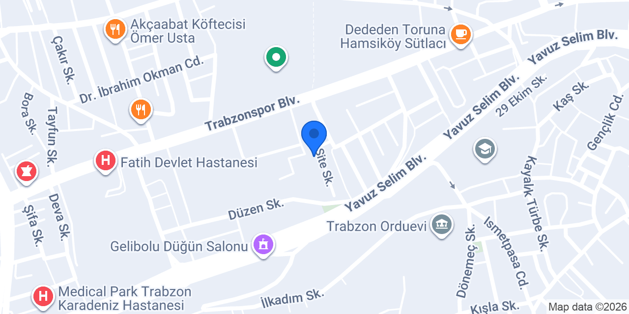 SF CİVATA HIRDAVAT konumu