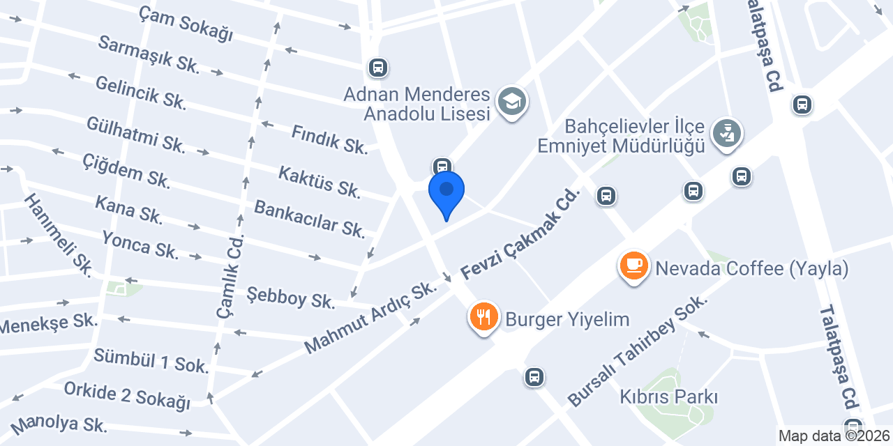 Yayla Eczanesi konumu