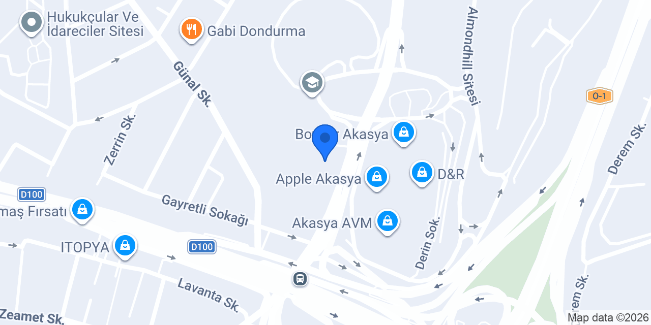 Özel Moodist Hastanesi konumu