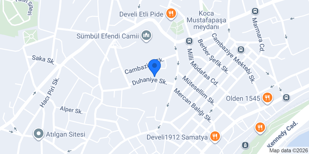 Akbey Dekorasyon konumu