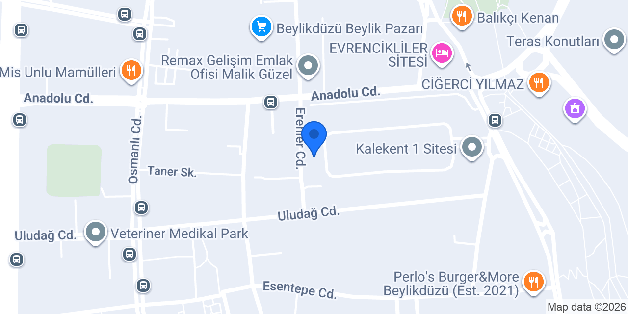 Mekk Kuaför konumu