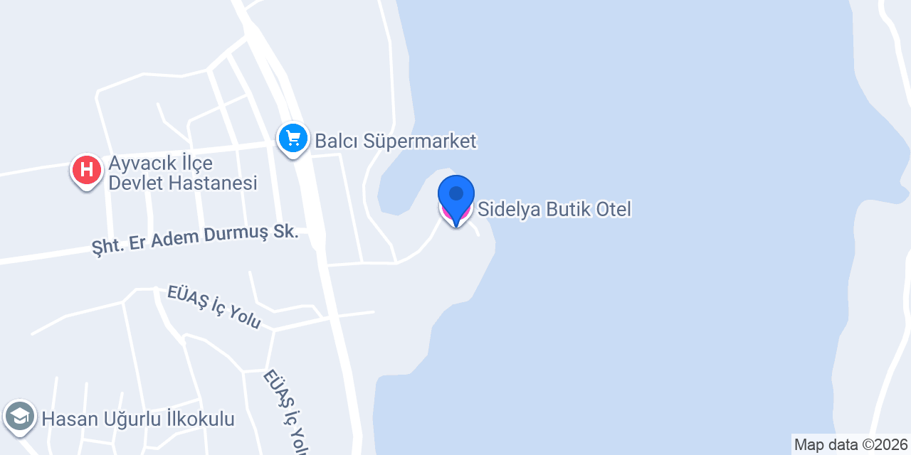 Sidelya Butik Otel konumu