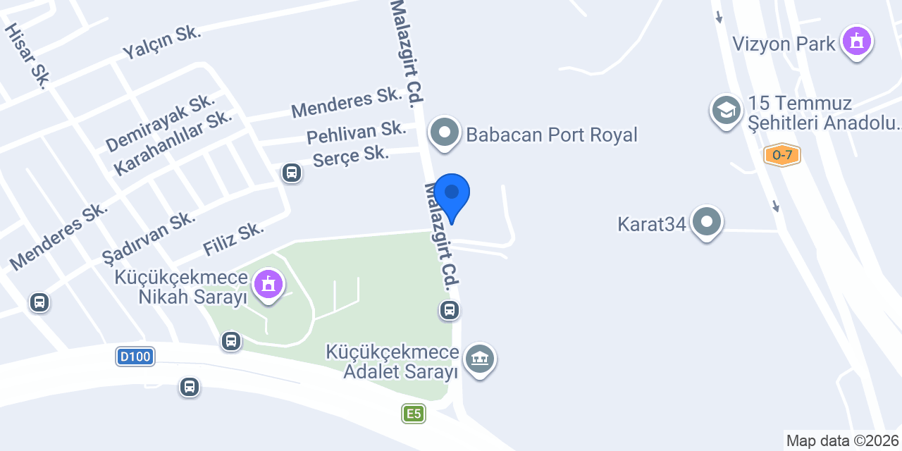 AVUKAT CİHAN AKKOÇ konumu