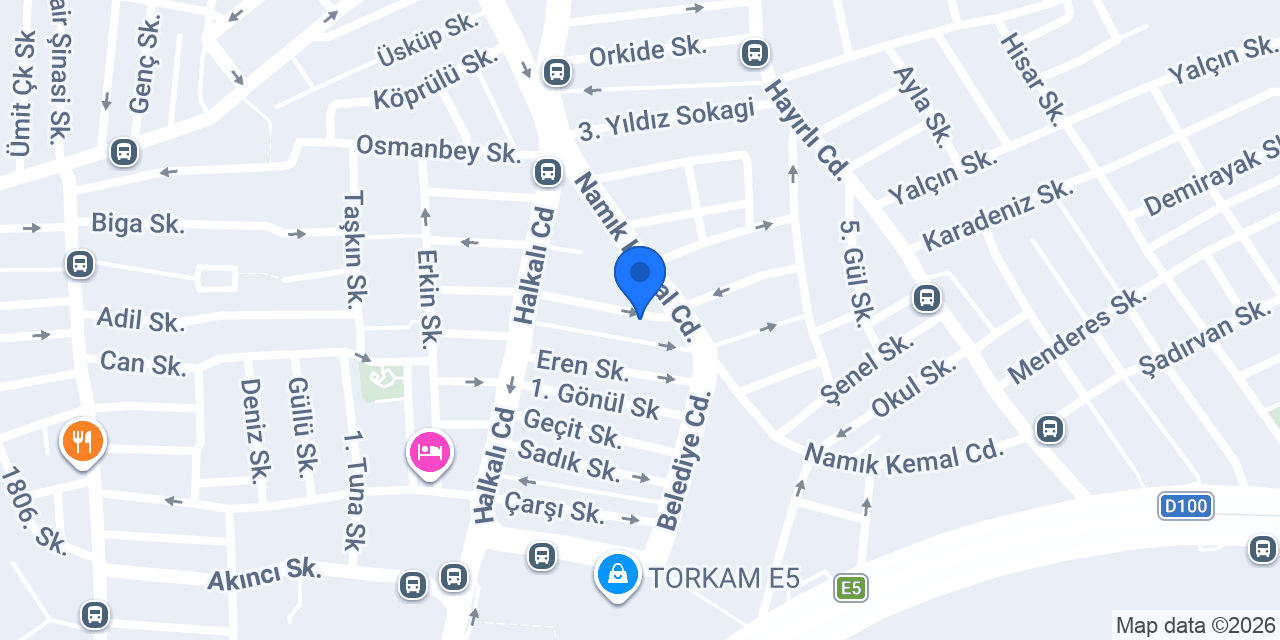 Formen Özcan Erkek Kuaförü konumu