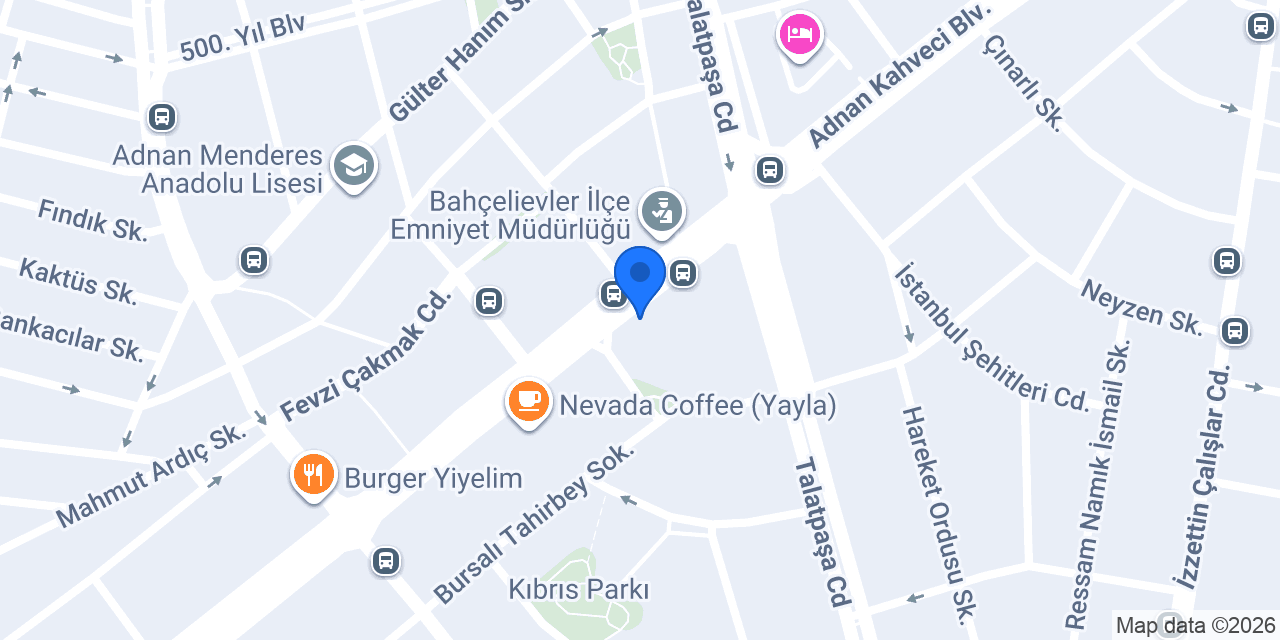 Ciğeristan Bahçelievler konumu