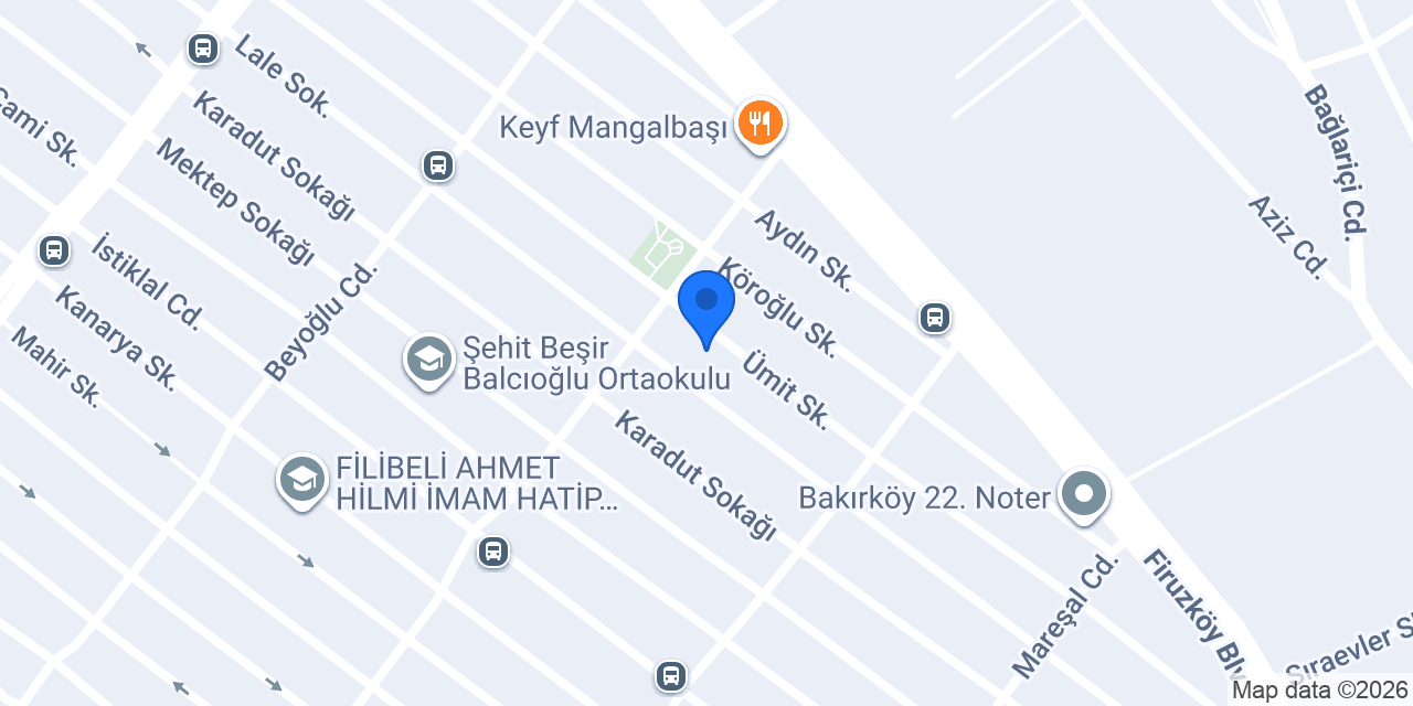 HG Yapı Dekor konumu
