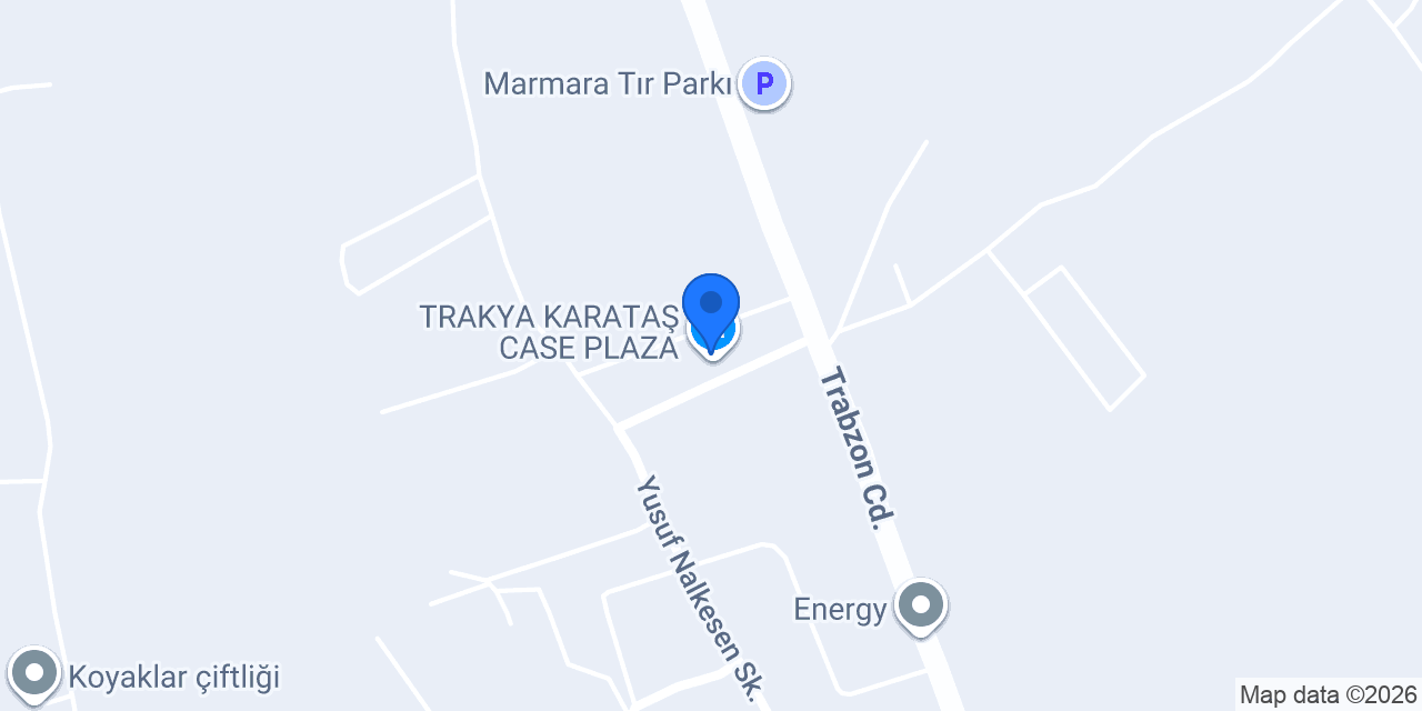 TRAKYA KARATAŞ CASE PLAZA konumu