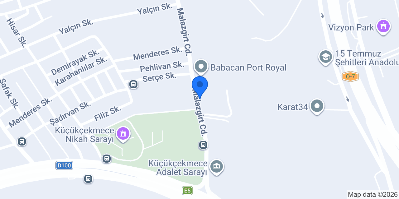 Avukat Rüya Deniz Berçil konumu