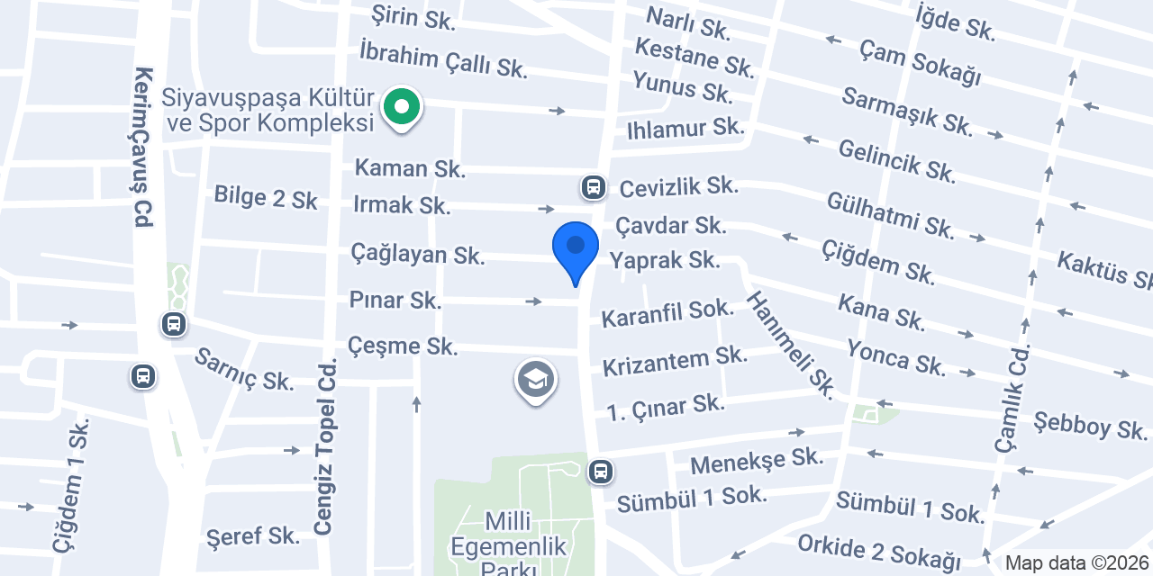 Yeshill Hatay Döner konumu