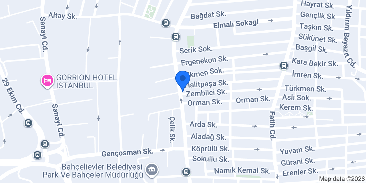 Nar Çiçeği Pastanesi konumu