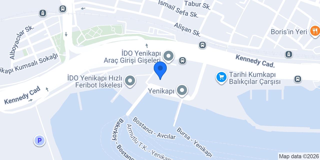 Eczane Yenikapı İskele konumu