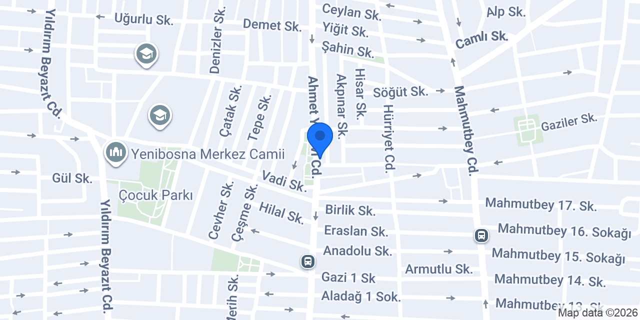BAHÇELİEVLER ÇİLİNGİR konumu