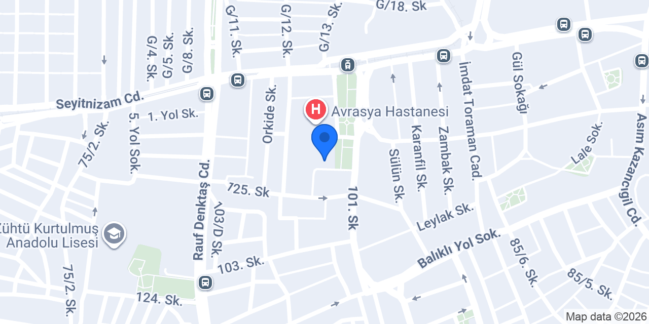 Beştelsiz Kapalı Otopark konumu